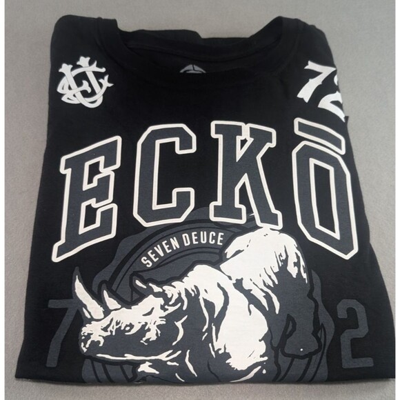 Echo Unltd MMA by Ecko Unlimited Short Sleeve Graphic Tee Black Mens XL (32x26) - Picture 11 of 11
